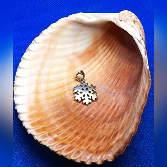 Snowflake Sterling Silver Pendant Katarina Witt - Picture 6 of 13